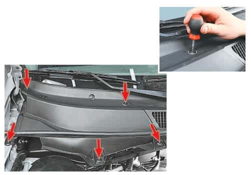 доступ к блоку под капотом чери тигго т11