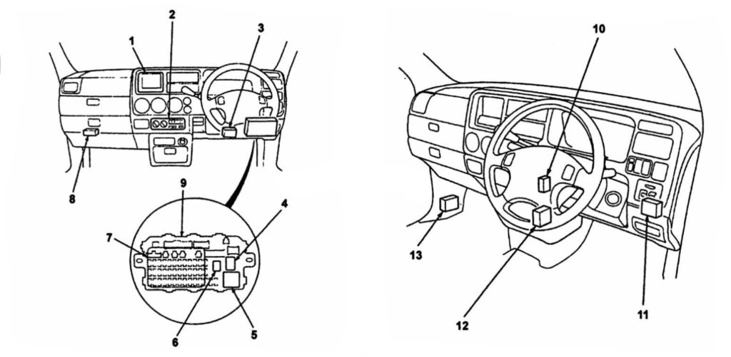 Реле в салоне Хонда степвагон