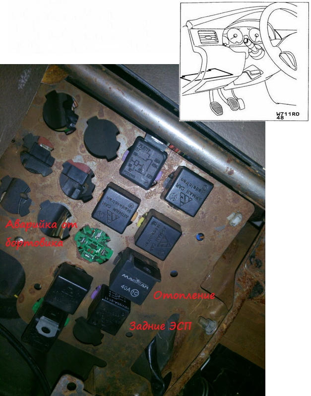 блок в салоне