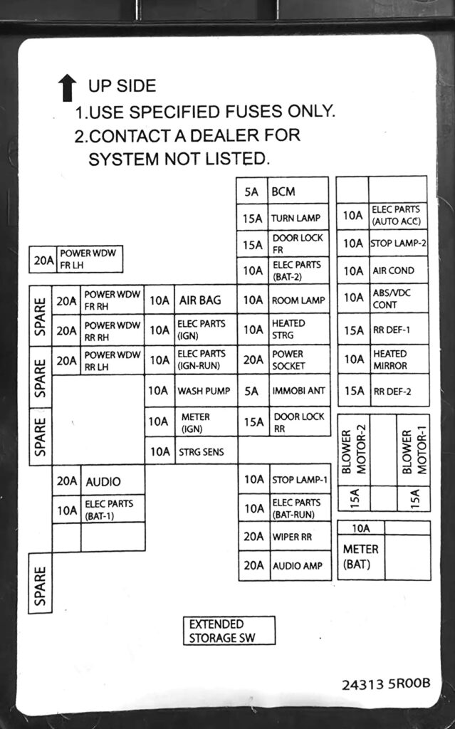 схема с крышки