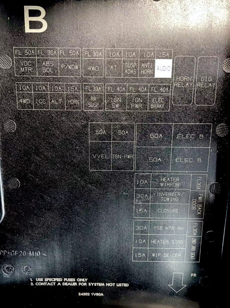 схема блока под капотом