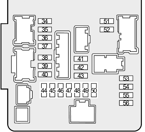 Схема блока под капотом 1