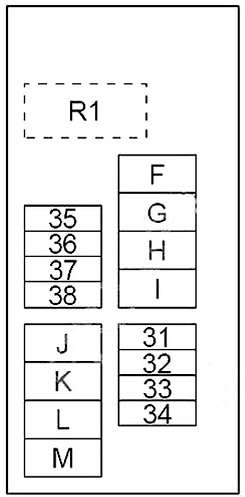 Схема мурано 51 блок под капотом