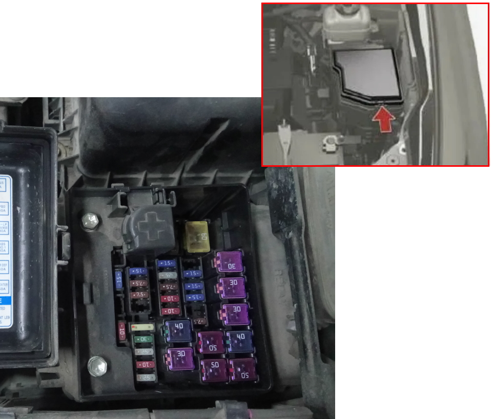 Расположение блока под капотом лексус рх 330