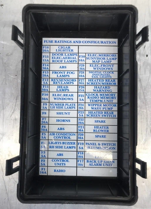 Схема с крышки блока Иран Саманд