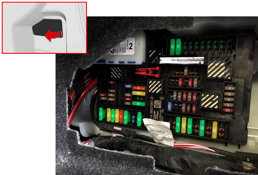 Фото блока под капотом