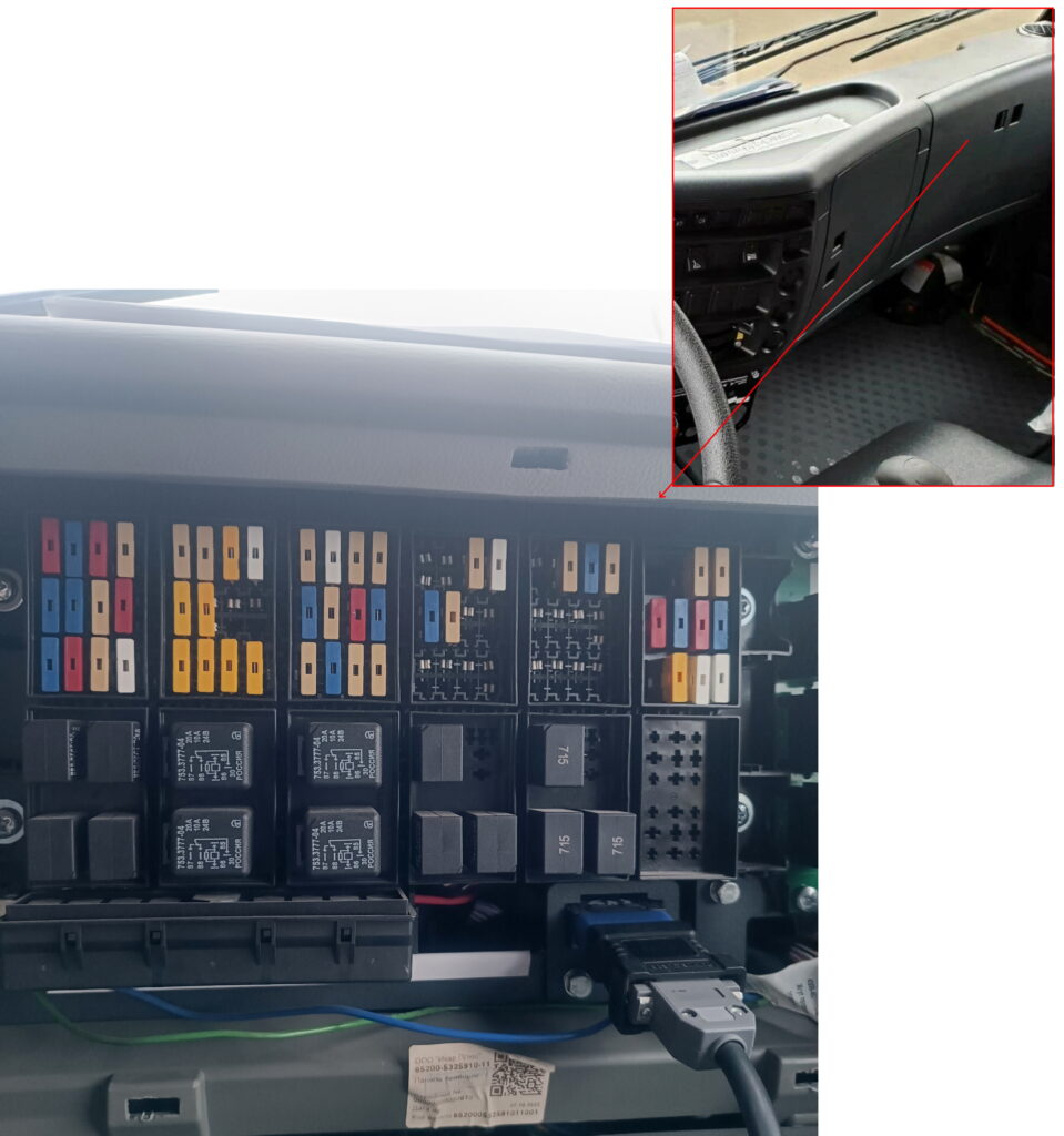 блок в салоне