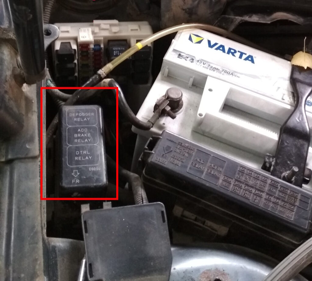 Схема блока реле 1