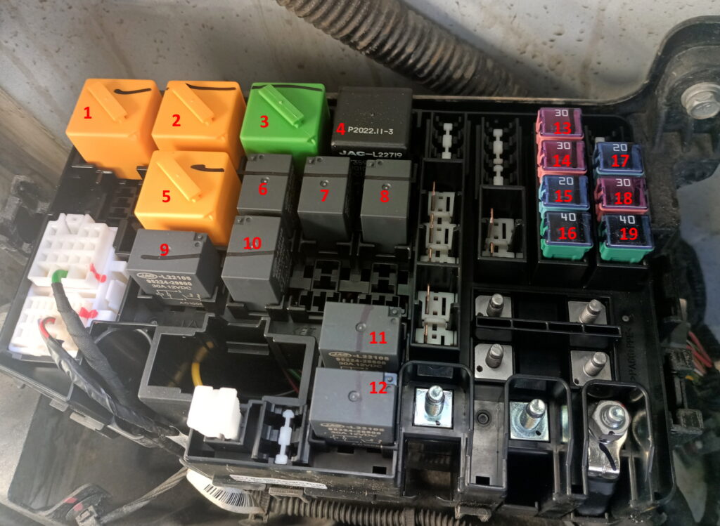 Схема блока под капотом