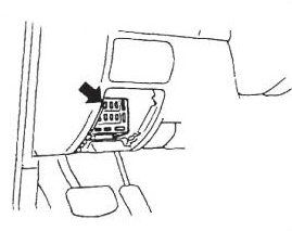 Расположение блока предохранителей в салоне Галант 8