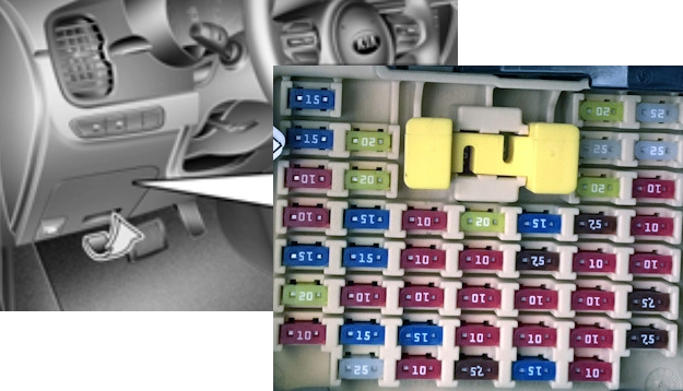 Блок в салоне