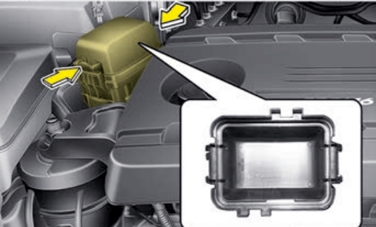 Дополнительный блок под капотом