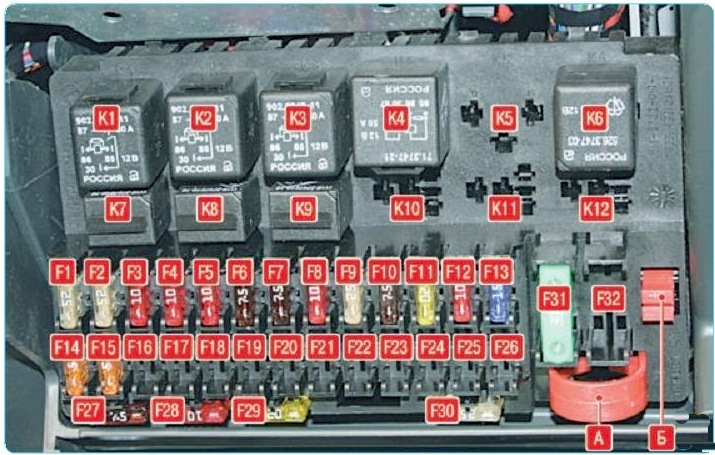 Блок в салоне Вариант 1