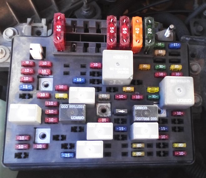 Фото блока под капотом