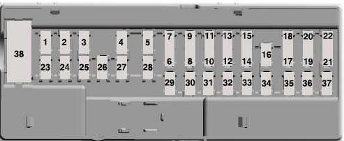 Схема блока в салоне вариант 2