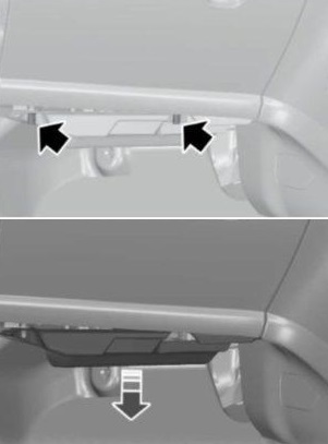 Расположение блока в салоне Ford C-Max