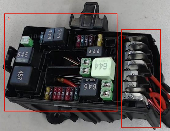 Фото блока под капотом