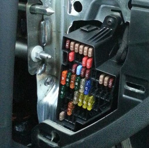 Фотография блока в салоне