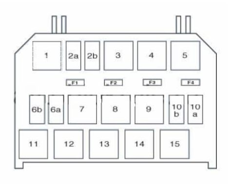 Схема блока реле