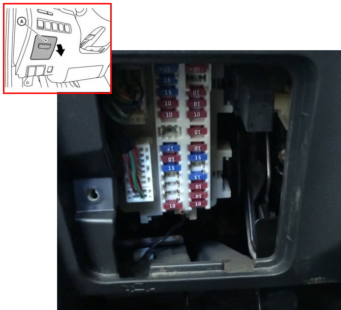 Блок предохранителей мурано 50