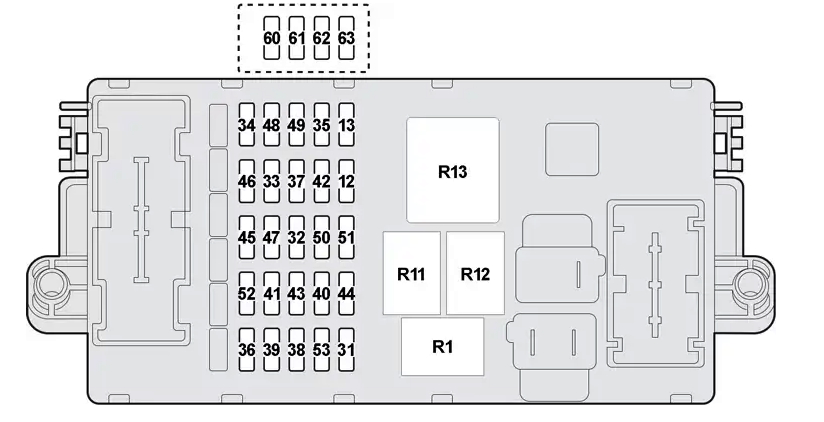 Схема предохранителей салонного блока Alfa Romeo 147