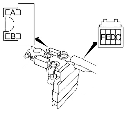 Диаграмма силовых предохранителей Infiniti Q60