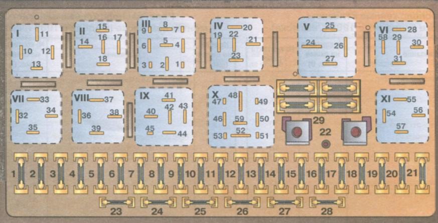 Audi 80 90 блоки под капотом схема