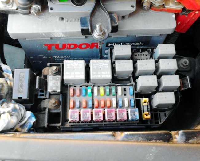 Блок под капотом Киа Рио 1