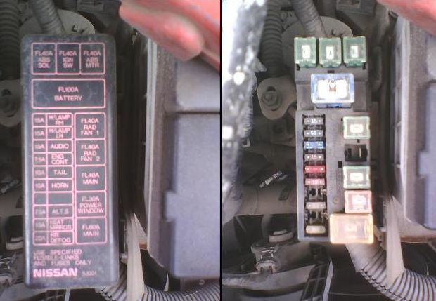 Блок под капотом Primera P11 вариант 2