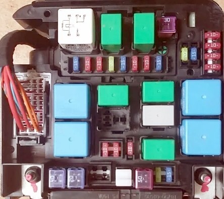 Блок под сид 1 капотом вариант 2