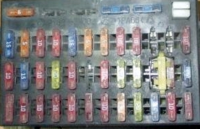 Блок предохранителей в салоне