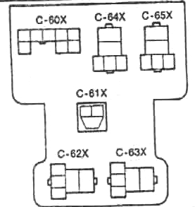 Блок реле в салоне