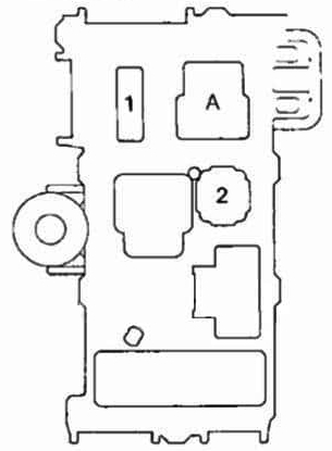 Блок в салоне 4 схема