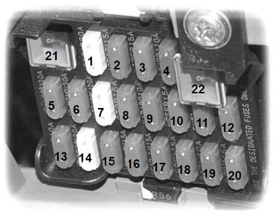 Блок в салоне фото - схема