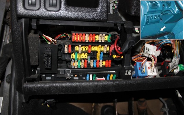 Блок в салоне пежо 206