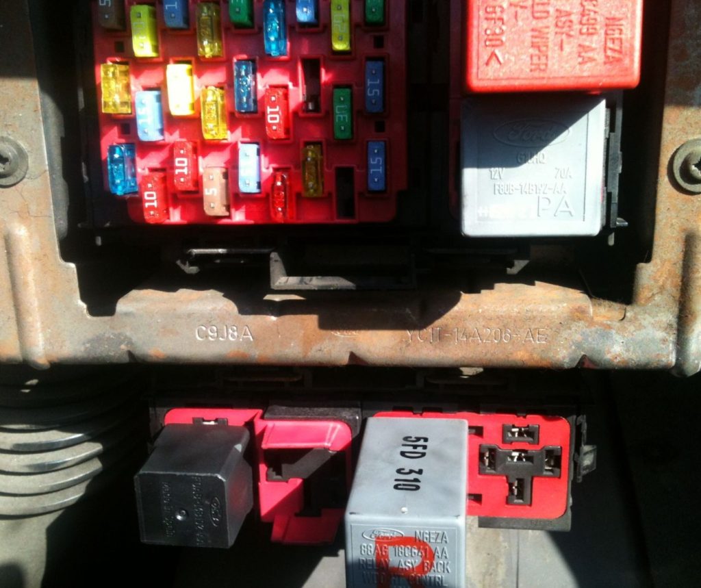 Фото блока в салоне Форд Транзит 6