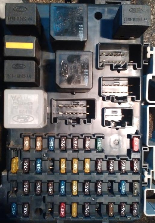 Фотография блока в салоне