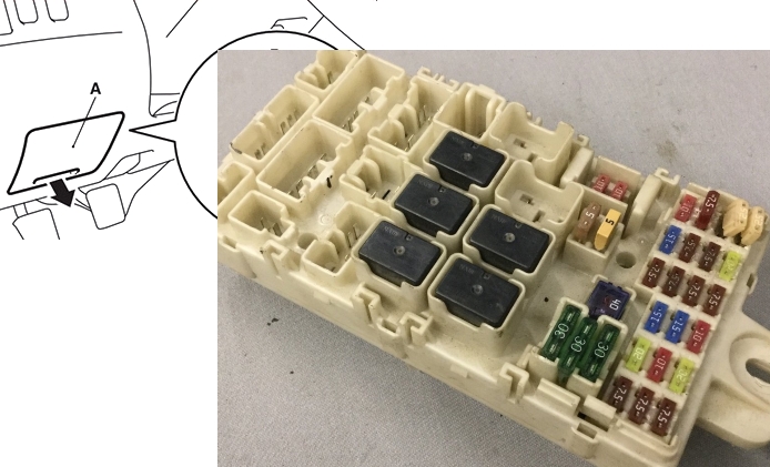 Mitsubishi Pajero Sport 2 блок в салоне