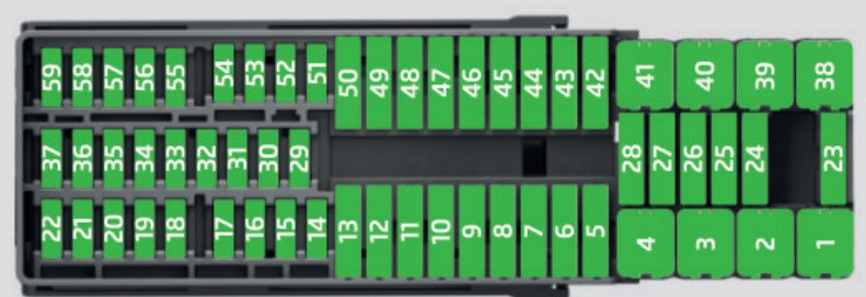Общая схема Шкода фабия 3