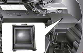 Расположение блока под капотом