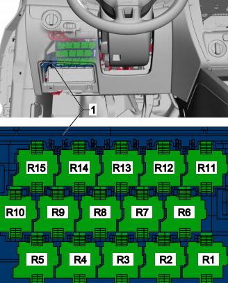Реле - вариант 1 джетта 6
