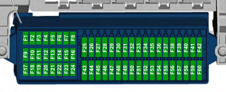 Схема блока в салоне джетта 6