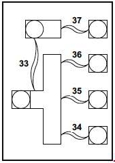Схема блока предохранителей на АКБ Mitsubishi Lancer 10