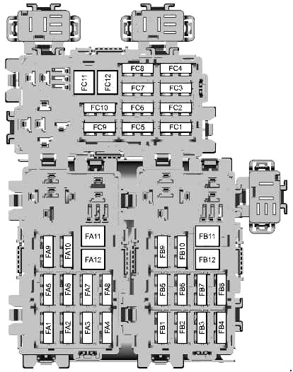 Схема блока в багажнике мондео 4 вариант 2