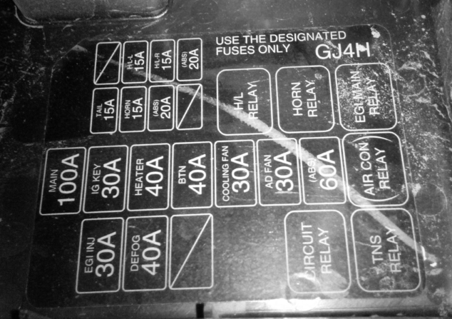 Схема блока вариант 3 под капотом