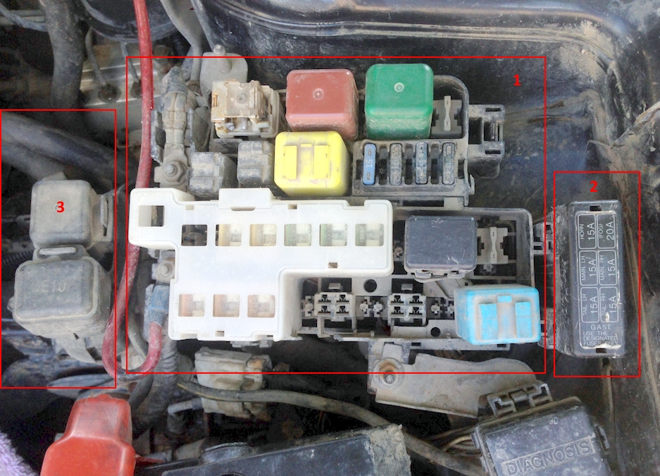 Схема блоков под капотом