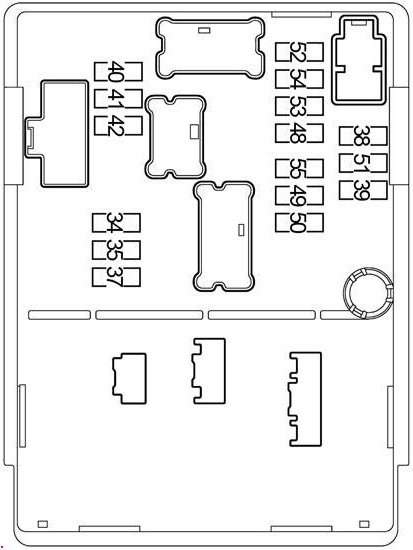Схема монтажного блока по капотом 2 поколения ниссан ноут