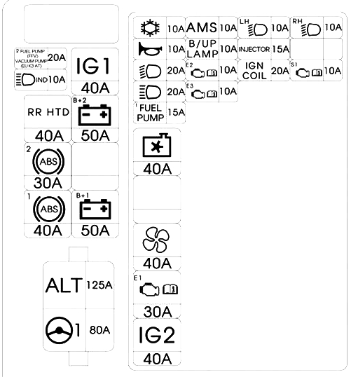 Схема под капотом киа пиканто 2