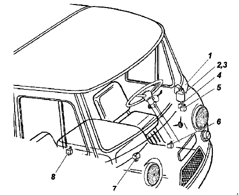 Схема расположения
