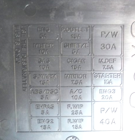 Схема с крышки 1